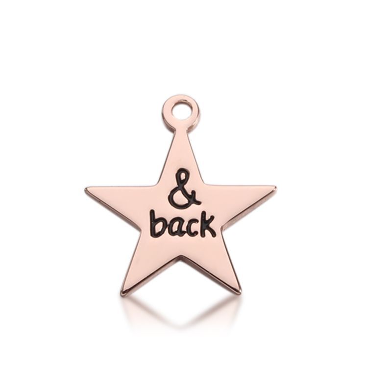 Sterling Silver Engravable Star Charm