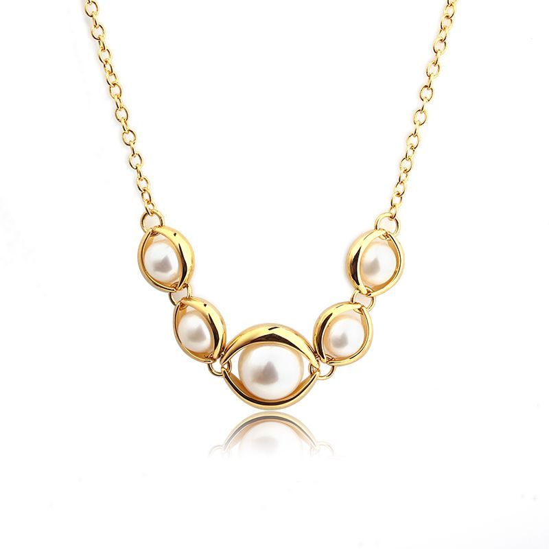 Sterling Silver Pearl  Necklace